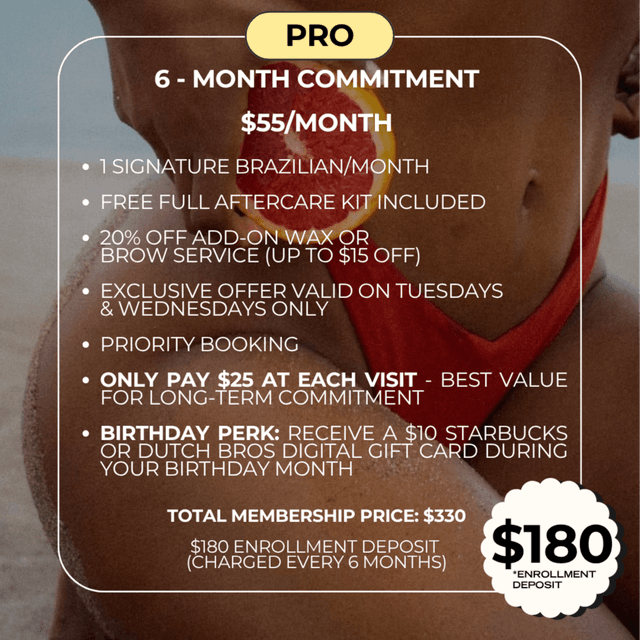 6-MONTH BRAZILIAN MEMBERSHIP at THEBROWMORPHO in El Paso, TX