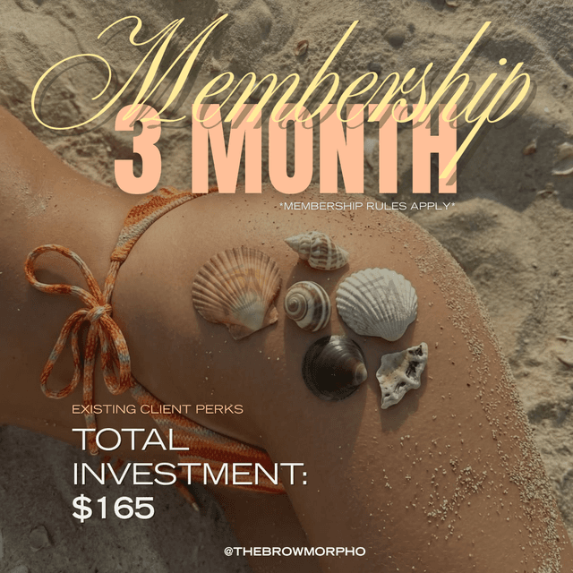 3-MONTH COMMITMENT BRAZILIAN at THEBROWMORPHO in El Paso, TX